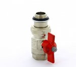 Кран шаровой Itap IDEAL 098 НВ 1/2` с уплотнением американка бабочка 098S 1/2'