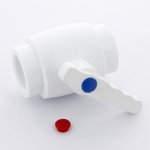 Кран шаровой полипропиленовый Pro Aqua 50 мм PA40016