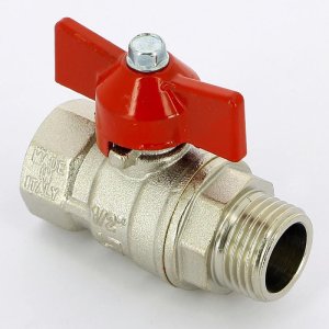 Кран шаровой Uni-Fitt 1/2" ВН стандартный проход бабочка VIVO 101T2000