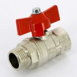 Кран шаровой Uni-Fitt 1/2" ВН стандартный проход бабочка VIVO 101T2000