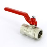 Кран шаровой Uni-Fitt 1/2" ВР стандартный проход ручка VIVO 100L2000