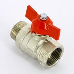 Кран шаровой Uni-Fitt 3/4" ВН стандартный проход бабочка VIVO 101T3000