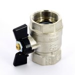 Кран шаровый BUGATTI ARIZONA 602 1"1/4 ВР бабочка 06020059