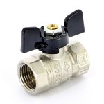 Кран шаровый BUGATTI ARIZONA 602 1/2" ВР бабочка 06020007