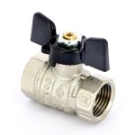Кран шаровый BUGATTI ARIZONA 602 1/2" ВР бабочка 06020007