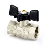 Кран шаровый BUGATTI ARIZONA 602 1/2" ВР бабочка 06020007