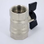 Кран шаровый BUGATTI ARIZONA 602 1" ВР бабочка 06020054