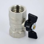 Кран шаровый BUGATTI ARIZONA 602 3/4" ВР бабочка 06020014