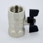 Кран шаровый BUGATTI ARIZONA 602 3/4" ВР бабочка 06020014