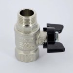 Кран шаровый BUGATTI ARIZONA 607 1/2" ВН бабочка 06070007