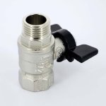 Кран шаровый BUGATTI ARIZONA 607 1/2" ВН бабочка 06070007