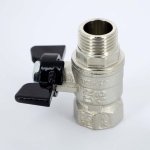 Кран шаровый BUGATTI ARIZONA 607 1/2" ВН бабочка 06070007