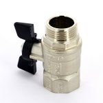 Кран шаровый BUGATTI ARIZONA 607 1" ВН бабочка 06070054