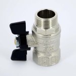 Кран шаровый BUGATTI ARIZONA 607 3/4" ВН бабочка 06070015