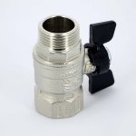 Кран шаровый BUGATTI ARIZONA 607 3/4" ВН бабочка 06070015