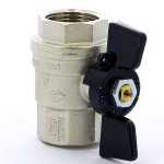 Кран шаровый BUGATTI OREGON 302 3/4" ВР бабочка 03020067
