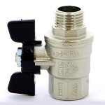 Кран шаровый BUGATTI OREGON 307 1/2" ВН бабочка 03070060