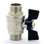 Кран шаровый BUGATTI OREGON 327 3/4" НР бабочка 03270027