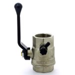 Кран шаровый BUGATTI OREGON 330 1"1/4 ВР ручка со спускником 03300034