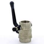 Кран шаровый BUGATTI OREGON 330 1"1/4 ВР ручка со спускником 03300034