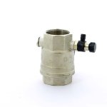 Кран шаровый BUGATTI OREGON 332 1"1/4 ВР бабочка со спускником 03320026