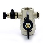 Кран шаровый BUGATTI OREGON 332 3/4" ВР бабочка со спускником 03320013
