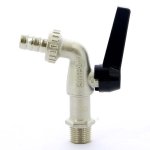 Кран шаровый садовый BUGATTI ALASKA 689 Н 1/2" со штуцером ручка 06890081