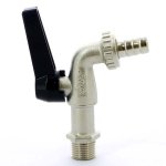 Кран шаровый садовый BUGATTI ALASKA 689 Н 1/2" со штуцером ручка 06890081
