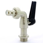 Кран шаровый садовый BUGATTI ALASKA 689 Н 3/4" со штуцером ручка 06890082