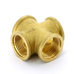 Крестовина латуннаяя Uni Fitt 1/2" ВР 619G2222