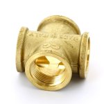 Крестовина латуннаяя Uni Fitt 1/2" ВР 619G2222
