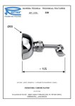 Кронштейн для душа Remer хромированная латунь 338RR 338RR