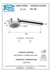 Лейка для душа массажная 2 позиции Remer Lux 321HGXRR 321HGXRR