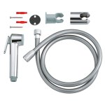 Лейка гигиеническая GROHE Tempesta-F 27512001 с держателем и шлангом Silverflex 1250 мм 27513001