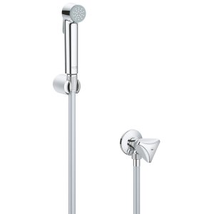 Лейка гигиеническая GROHE Tempesta-F 27512001 с держателем и шлангом Silverflex  1500 мм