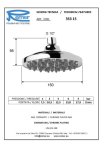 Лейка тропический дождь Remer Lux 35315XRR 35315XRR