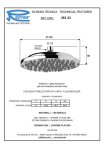 Лейка тропический дождь Remer Lux 35323XRR 35323XRR