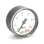 Манометр аксиальный Uni-Fitt 1/4" 6 бар 63 мм 300P2030