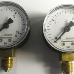 Манометр Honeywell М38К- А10 вертикальный M38K-A10