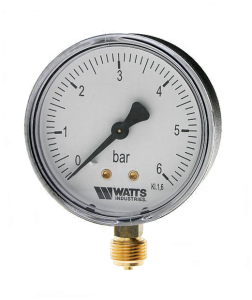 Манометр радиальный F+R200 (MRS) 80-1/2- 6 bar WATTS