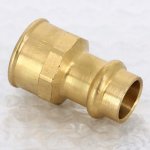 Медная пресс муфта 15-1/2" ВР Viega Profipress 107543