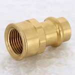 Медная пресс муфта 15-1/2" ВР Viega Profipress 107543