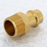 Медная пресс муфта 15-3/4" НР Viega Profipress 287764