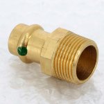 Медная пресс муфта 15-3/4" НР Viega Profipress 287764