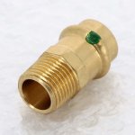 Медная пресс муфта 18-1/2" НР Viega Profipress 283490