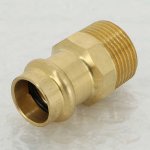 Медная пресс муфта 18-3/4" НР Viega Profipress 283230
