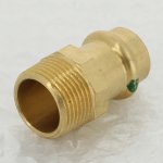 Медная пресс муфта 18-3/4" НР Viega Profipress 283230