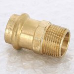 Медная пресс муфта 22-1/2" НР Viega Profipress 297961