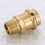 Медная пресс муфта 22-3/4" НР Viega Profipress 104306
