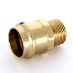 Медная пресс муфта 28-3/4" НР Viega Profipress 297954